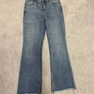 Stylish Blue Flare Women's Jeans